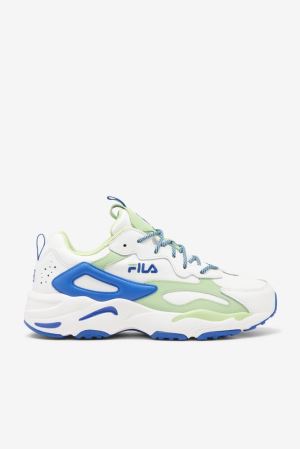 FILA Ray Tracer Sneakers White / Blue / Green,Mens Shoes | CA.DFNKYX074